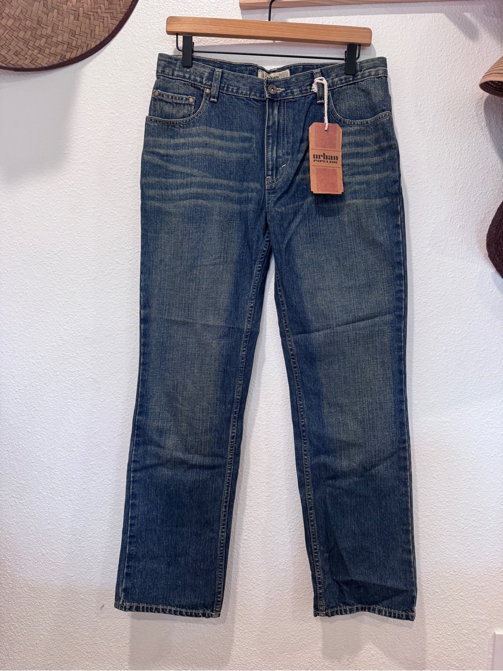 urban pipeline Youth Blue Relaxed Straight Jeans 16 Husky